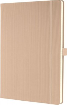 Notizbuch Conceptum, 213x295x20mm, 80g, Hardcover, beige, kariert, 194 S.