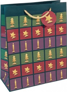 Geschenktasche Large, Cut-out-Style mit Mattlack und Geschenkeanhänger