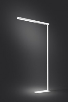 LED-Stehleuchte Beryll weiß, modernes filigranes Design, direkte (52%) und
