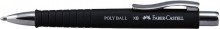 Kugelschreiber POLY BALL XB, schwarz, mit Großraummine XB,