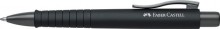 Kugelschreiber POLY BALL XB, all black, mit Großraummine XB,