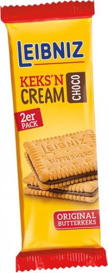 Keksn Cream Choco, 18 Portionen mit je 2 Doppelkeksen