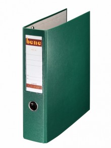 Postschekordner A4, 7,5 cm o.Kanten- schutz, grün, 2 x A5 quer abheftbar