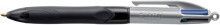 BIC Vierfarbkugelschreiber Grip Pro in schwarz/grau