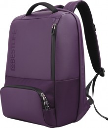 Laptop Rucksack 15,6", Neoton TravelSafe, lila, diebstahlsicher, USB