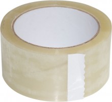 Packband 50 mm x 66 m, transparent leise abrollend, PP ,43 mic