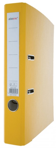 Ordner PP, A4, Rückenbreite 50mm, gelb