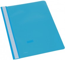 Büroring Schnellhefter, A4, hellblau PP-Folie, genarbter Deckel