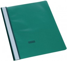 Büroring Schnellhefter, A4, grün PP-Folie, genarbter Deckel