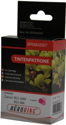 Tintenpatrone magenta für Canon BJC-3000,6000,6100,6200,6500,S4500