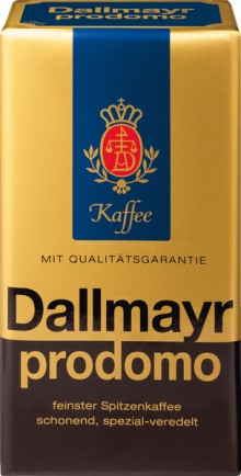 Dallmayr prodomo Kaffee 500g Packung 100 % Arabica, ganze Bohnen