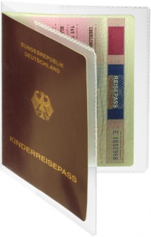 Ausweishülle Reisepass, 2-teilig 125x176mm,PP 180my,dokumentenecht