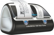 Labelwriter DYMO 450 Twin Turbo blau/graumetallic,elegantes Design