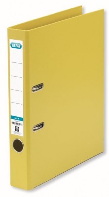 Ordner ELBA SMART A4 50 mm PP außen, Papier innen, gelb