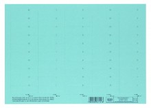 Beschriftungsschildchen f.Vertic 1 Hängeregistratur - blau