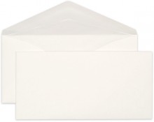 Briefumschlag weiss, C5/6 DL, 100 g, FSC-Papier, Nassklebung, ohne