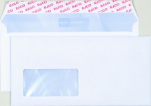 ELCO FSC Briefumschlag C5/6 HK hoch- weiß 80g m. F. Innendruck 229x114mm