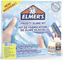 Frosty Slime Kit, 8-teilig, mit 2x transparentem Klebstoff, 4x frosty