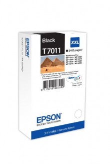 Tintenpatrone T7011 XXL schwarz für WorkForce Pro WP-4015DN,