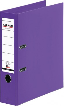 Ordner PP A4 80mm violett Chromocolor mit Einsteckschild