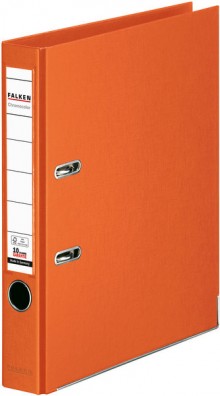 Ordner PP A4 50mm orange Chromocolor mit Einsteckschild