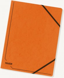 Falken Eckspannmappe in orange