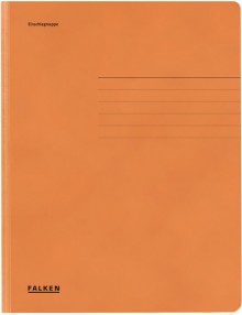 Falken Dreiklappenmappe in orange