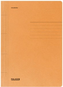 Schnellhefter A4 250g, kaufm. und Beh.-Heftung, orange, 26,8x35cm