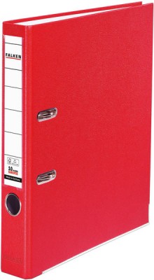 Ordner PP-Color A4 50mm rot mit Eisteckschild