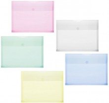 FolderSys PP-Umschlag in verschiedenen Farben mit Dehnfalte