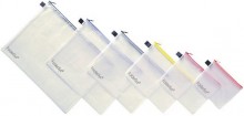 PVC-Sammelbeutel transparent 6er Set B4/A4/B5/A5/B6/A6 transparent mit