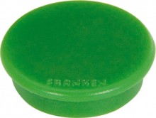 Haftmagnet 13mm, grün, Haftkraft 100g, hochwertiger Haftmagnet mit