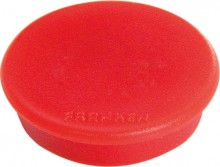 Haftmagnet 24mm rot 10 Stück Haftkraft 300g