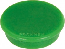 Haftmagnet 24mm grün 10 Stück Haftkraft 300g