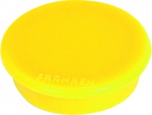 Kraftmagnet 38mm gelb 10 Stück Haftkraft 2.500g