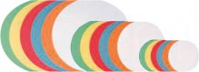 Moderationskreise 9,5cm # UMZ1099 500 Stück in 6 Farben sortiert