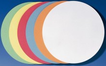 Moderationskreise 19,5cm 300 Stück in 6 Farben sortiert