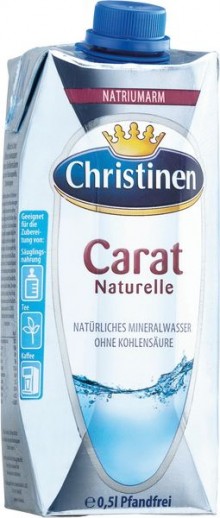 Christinen Carat Naturell 500 ml Tetrapack Einweg, ohne Pfand