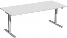 Schreibtisch Elektro-Hubtisch Flex B1800xT800xH650-1250mm, lichtgrau/