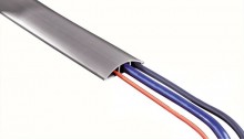 Kabelkanal flexibel 1,8m d.6cm gr leicht zu befestigen durch mit-