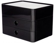 Smart-Box Plus Allison, 2 Schübe und Utensilienbox, jet black