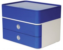 Smart-Box Plus Allison, 2 Schübe und Utensilienbox, royal blue