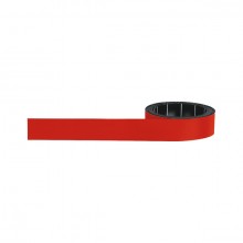 Magnetoflexband 1000x15mm rot zuschneidbar, beschriftbar