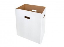 Einzelansicht HSM Kartonbox in weiß