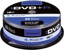 Rohling DVD+R 4,7GB, 16x, Spindel 25er