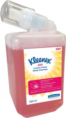 Schaumseife Joy, Kleenex, 1 Liter rosa, für Spender 6948,6955,