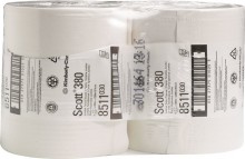 Toilettenpapier Scott 2-lagig weiß, f.Spender 6991,7184, 380m x 9,5 cm