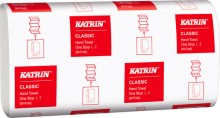 Falthandtuch Katrin Classic OneStop L2 2310 Bl., 2 lg. weiß 23,5x34cm