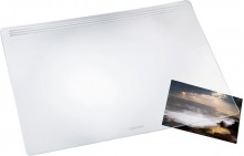 Schreibunterlage Matton, 50x70cm, transparent glasklar, ohne Abdeckung