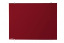 Glasboard Colour 90x120 cm rot magnethaftende Glasoberfläche, inkl.